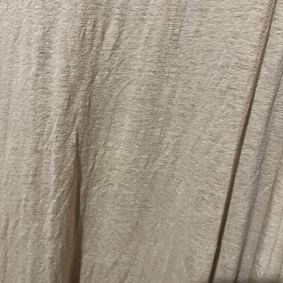 NKD-T By Naked Cashmere Linen Maxi Dress Size Large Minimalist Tan - Picture 4 of 5